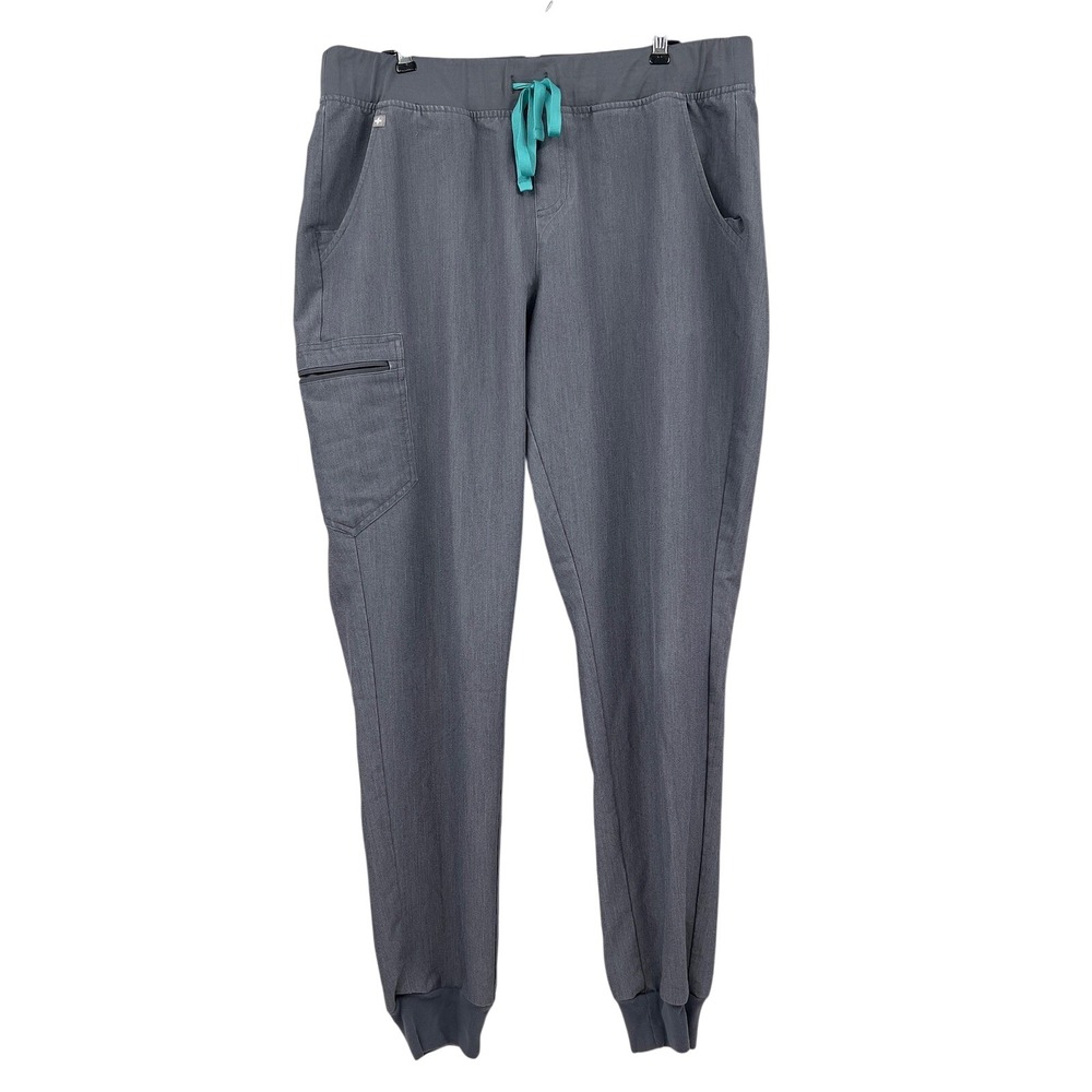 Figs Mens Zamora Jogger Scrub Pants Gray Technical Collection XL Tall